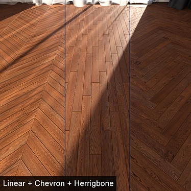 Dazzling Rovere Carvi Parquet 3D model image 1 