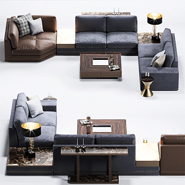 Sofa SONEN W 574 Giuseppe Iasparra from Longhi