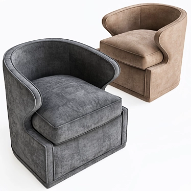 Elegant Dorset Chair: Timeless Luxury 3D model image 1 