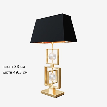 Elegant Eichholtz Avola Table Lamp 3D model image 1 
