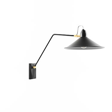 Dutchbone Patt Adjustable Wall Lamp 3D model image 1 