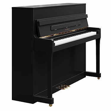 Kawai K-200 EP Digital Piano: High-Quality Sound and Advanced Features 3D model image 1 