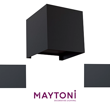 Bracket Maytoni O572WL-L6: Stylish LED Outdoor Wall Light 3D model image 1 