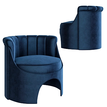 Luxury Hera Armchair - Brabbu 3D model image 1 