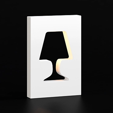 Sleek and Modern OUTLIGHT Table Lamp 3D model image 1 