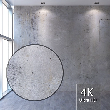 Seamless 4K Concrete Texture 3D model image 1 