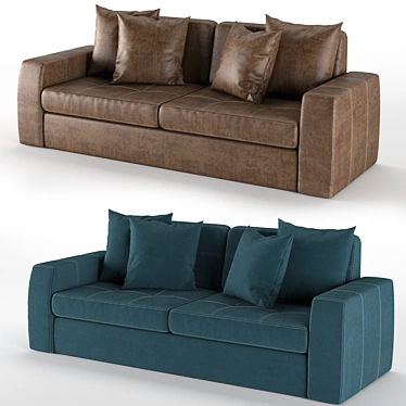 Stylish Hema Sofa for Modern Living 3D model image 1 