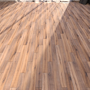 Elegant Agrigento Parquet Flooring 3D model image 1 