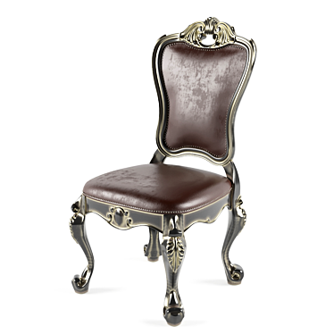 Elegant Ebony Side Chair - McFerran D5188 3D model image 1 