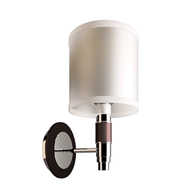 Contemporary Circolo Sconce 3D model image 1 