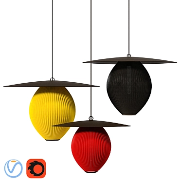 Gubi Suspension Satellite: Stylish 3D Models 3D model image 1 