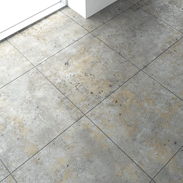 Seamless Concrete Floor Texture 3D model image 1 