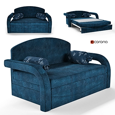 "Dimochka" Kids Sliding Sofa 3D model image 1 