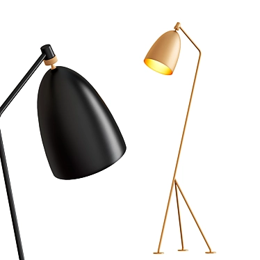  Gubi Aston Grasshopper Table Lamp 3D model image 1 