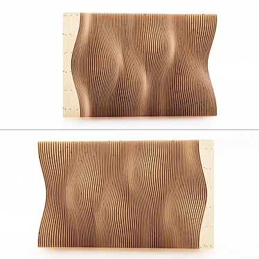 Parametric Panel: Smooth Geometry, High Resolution Texture 3D model image 1 