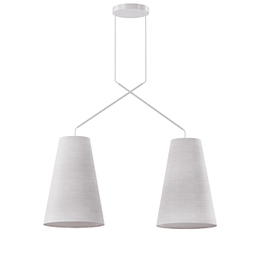 Modern Suspension Light: Nowodvorski ALANYA 3D model image 1 