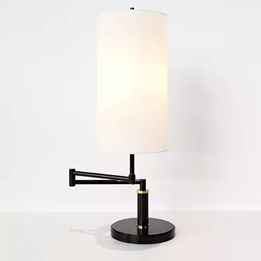 Anton Swing Arm Table Lamp 3D model image 1 