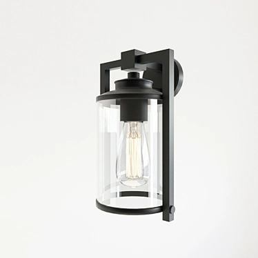 Modern Outdoor Sconcet: Ali Street Lamp 3D model image 1 