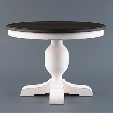 Sleek Round Table Design 3D model image 1 