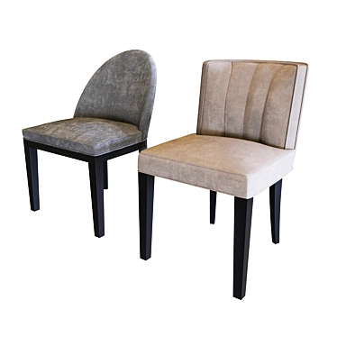 Eichholtz Dining Chairs: Windhaven & Fallon 3D model image 1 