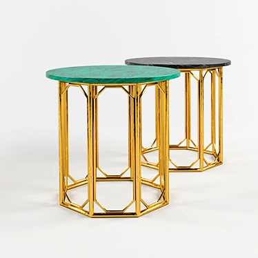 Ar-Deco Ceramic Coffee Table 3D model image 1 