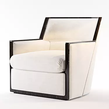 Galileo Swivel Lounge: Sleek & Modern Lounge Chair 3D model image 1 