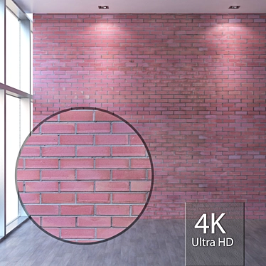 Seamless Bricklaying Texture 3D model image 1 