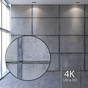 Seamless 4K Facade Texture 3D model image 1 