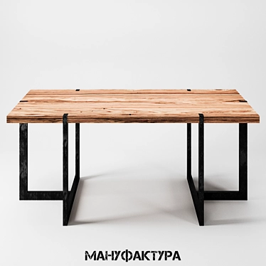 Minimalist Writing Table - IM-17 3D model image 1 