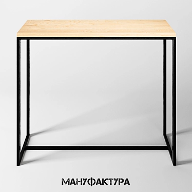 Industrial Loft Style Bar Table 3D model image 1 