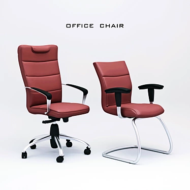 Modern Ergonomic Office Chair 3D model image 1 