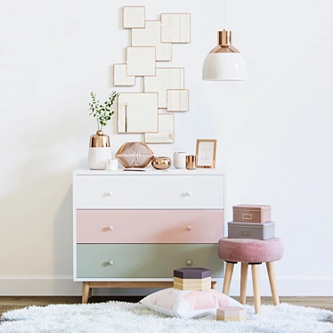 Pink decorative set - Maisons du Monde