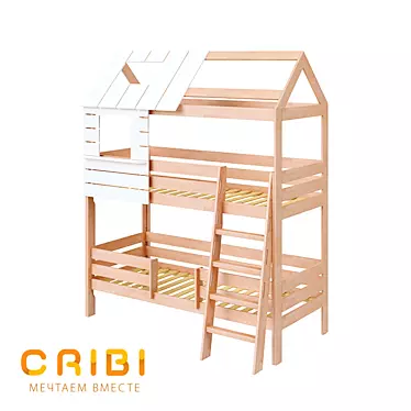 City Dream Bunk Bed for Kids 3D model image 1 