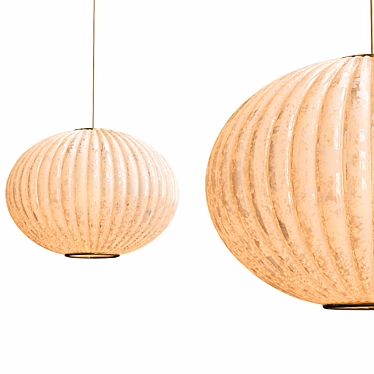 Oceanic Glow Pendant Light 3D model image 1 