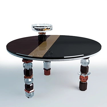 Crystal Glass Louisiana Table 3D model image 1 