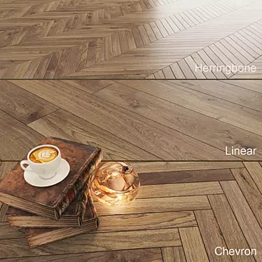 Grand Crostini Parquet: Seamless Color Correction 3D model image 1 