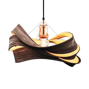 Sleek Beam Pendant Light 3D model image 1 