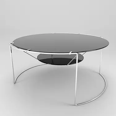 Modern Round Coffee Table 3D model image 1 
