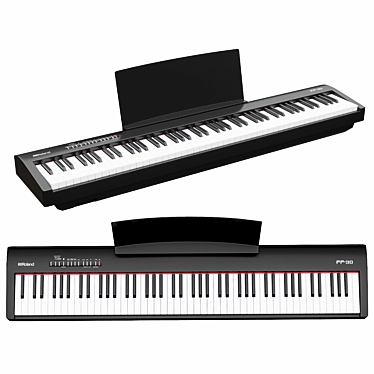 Roland FP-30 - Compact Digital Piano 3D model image 1 