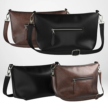 Timeless Leather Sling Bag 3D model image 1 