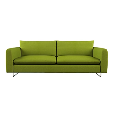 Bellus Casper: Scandinavian Sofa with Smooth Finish 3D model image 1 