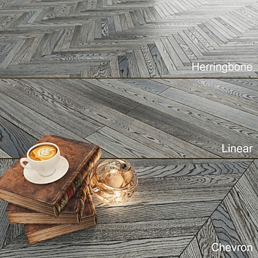 Gray Railroad Oak Parquet: Karelia's Story 3D model image 1 