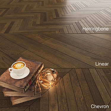 Karelia Oak Oregano Parquet 3D model image 1 