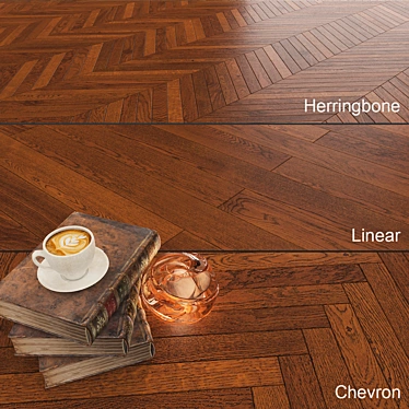 Karelia Oak Cinnamon Parquet 3D model image 1 