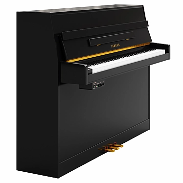 Sleek Yamaha SG2 PE Digital Piano 3D model image 1 