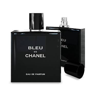 Chanel Bleu: Timeless Masculine Fragrance 3D model image 1 