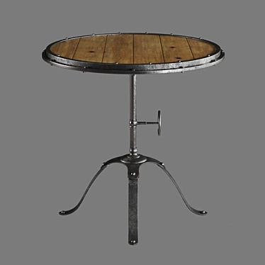 Urban Loft Table: 76x76x75.5cm 3D model image 1 