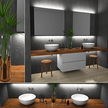 Antonio Lupi 3D Bathroom Furniture 3D model image 1 