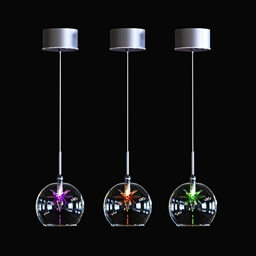 Starburst Pendant Light by ET2 3D model image 1 