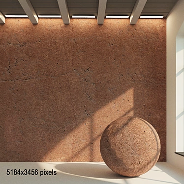 Seamless Decorative Plaster Kit 3D model image 1 